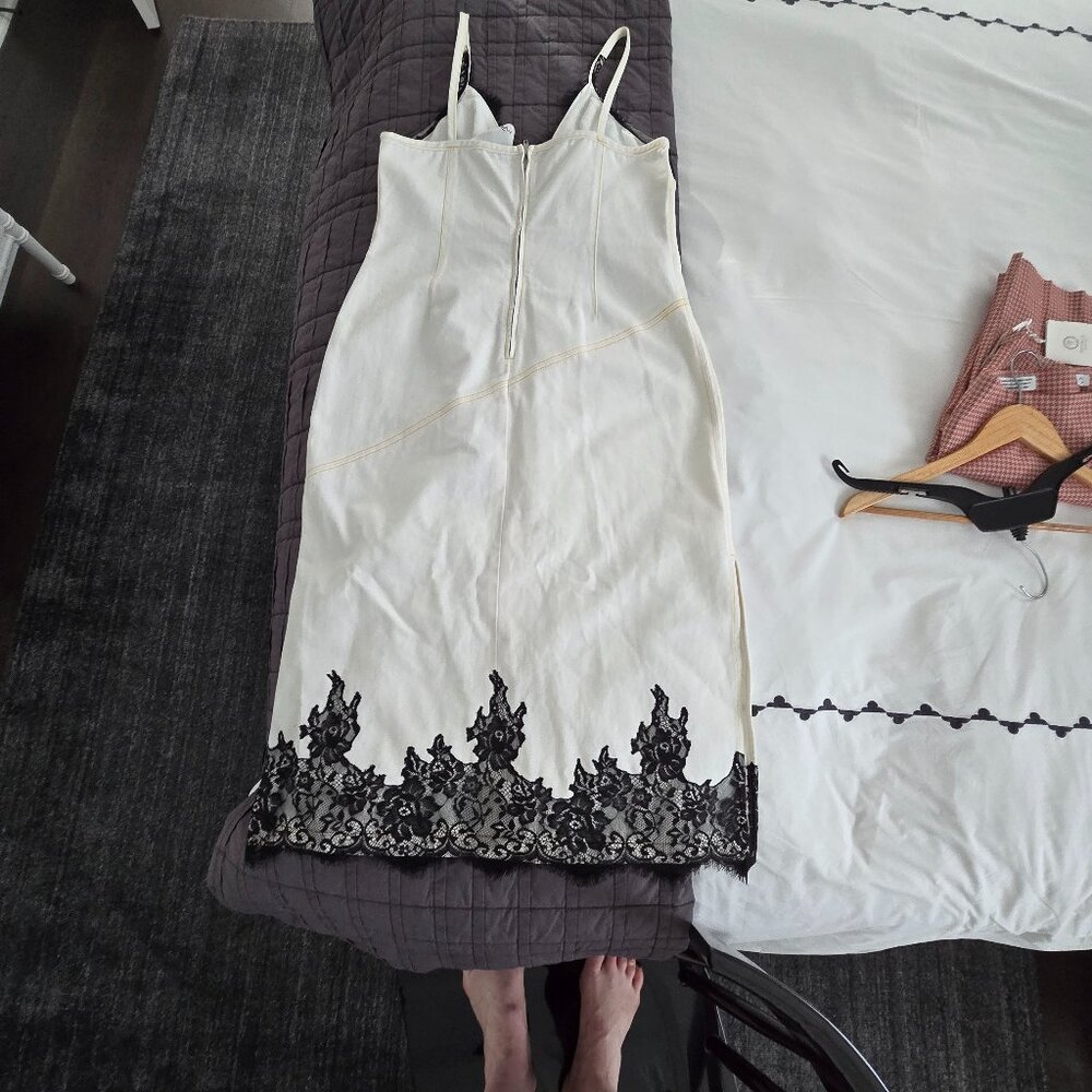 Phillip Lim White Denim Dress Size 4